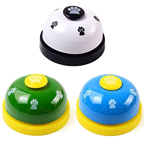 Jbanton 3 Pcs Piezas Campanas de Entrenamiento para Mascotas, Campana de comunicación para Perros y Gatos,Campana de Perro,Se Utiliza para albergar y Entrenar al Aire Libre