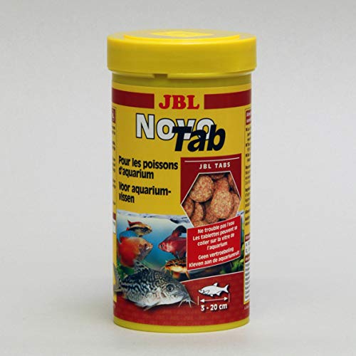 JBL Novotab Alimento Básico en Pastillas para Todos los Peces de Acuario - 250 ml