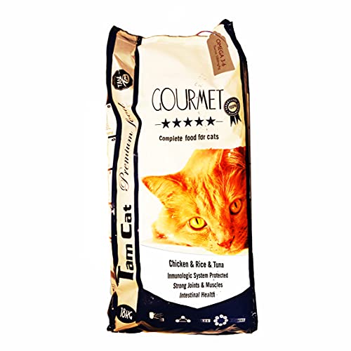 JLN PIENSO para Gatos Premium Gourmet (atún y Pollo) 18 KG - Fórmula Omega 3-6 (Taurina 1060mg/kg)