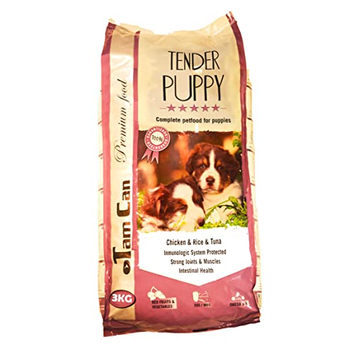 JLN PIENSO para pequeños Cachorros de Perro 3KG (Pollo, arroz y atún)