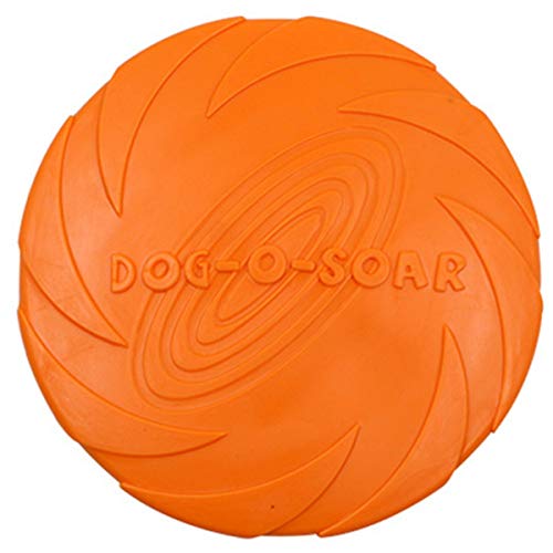 Juguete Frisbee para Perros Set de 1 Goma interactiva a Prueba de masticación, Juguetes para Cachorros Productos de adiestramiento para Perros Frisbee