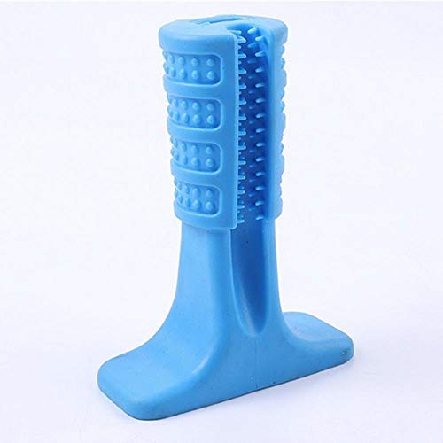 Juguete interactivo para perro Molar Stick Pet Juguete de limpieza de dientes para perros Golden Retriever Juguete divertido, azul, M