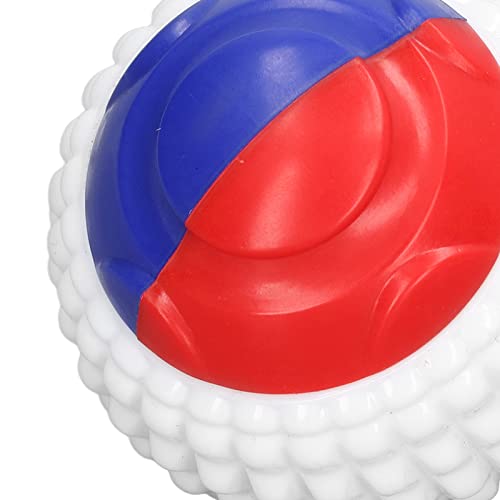 Juguete masticable para perros, pelota para lanzar mascotas, pelota interactiva para mascotas al aire libre con cordón retráctil para molar y masticar(blanche)