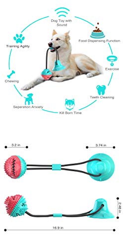 Juguetes de azúcar para perros, juguetes para masticar para perros, juguetes multifuncionales para dientes de perro, juguetes para masticar para perros para limpiar los dientes (perros pequeños)