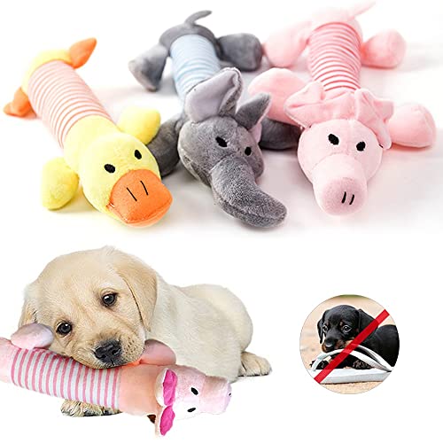 Juguetes de Peluche para Perros con Sonidos Juguetes para morder de Perros Productos para Mascotas Juguetes Interactivos Largas Diferentes Animales 22-24CM Rana