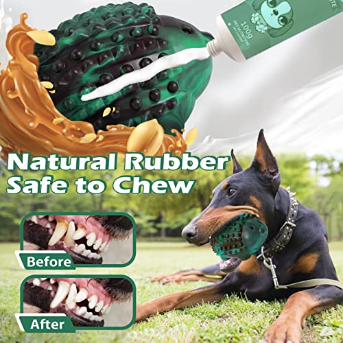 Juguetes para Perros, Juguetes para Perros Grandes, Juguetes Interactivos para Perros, Resistente, No Tóxica, Limpiar Los Dientes, Jugar, Entrenar