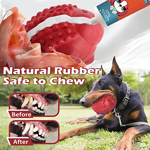 Juguetes para Perros, Juguetes para Perros Grandes, Juguetes Interactivos para Perros, Resistente, No Tóxica, Limpiar Los Dientes, Jugar, Entrenar