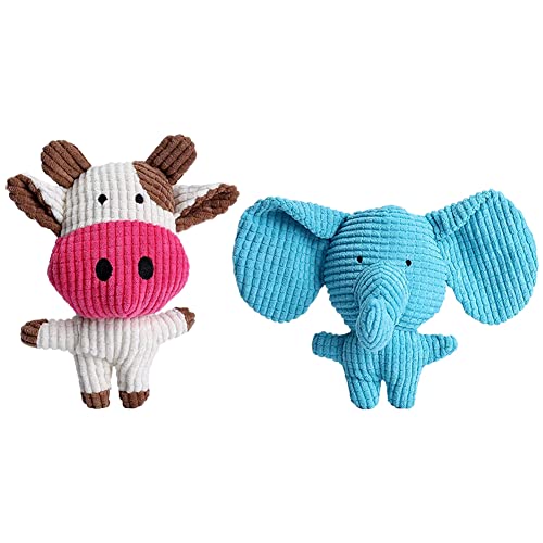 Juguetes para Perros para Perrito Elefante Juguete De Peluche De Peluche De Peluche Interactivo Masticar Peluche Chirrido para Limpiar Los Dientes