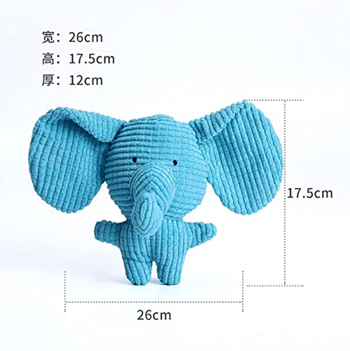 Juguetes para Perros para Perrito Elefante Juguete De Peluche De Peluche De Peluche Interactivo Masticar Peluche Chirrido para Limpiar Los Dientes