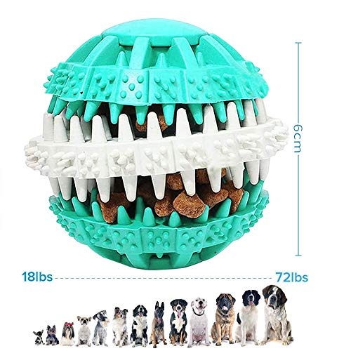 Juguetes para Perros, Pelota para Perros, Mascotas Pelotas de Juguetes, Bolas Juguetes Interactivos, Pelota de Juguete para Masticar, para la Limpieza de los Dientes de Perro