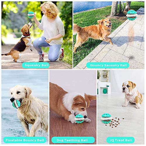 Juguetes para Perros, Pelota para Perros, Mascotas Pelotas de Juguetes, Bolas Juguetes Interactivos, Pelota de Juguete para Masticar, para la Limpieza de los Dientes de Perro