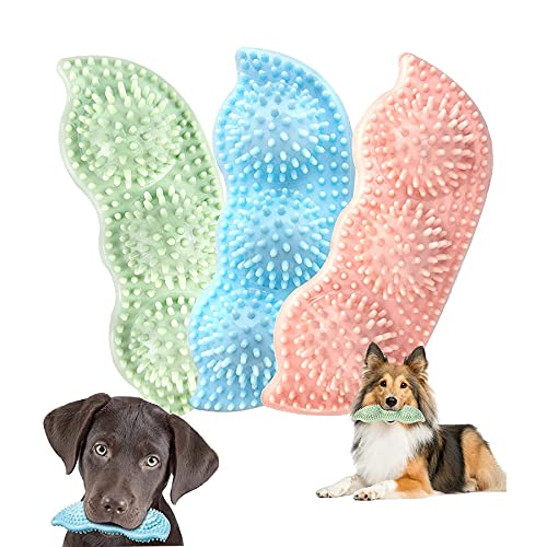 Juguetes para Perros,3 Piezas Juguetes Perro,Durable Juguete Masticable,Juguete para Morder para Perro,para Perros con Forma de Guisante Palo Molar