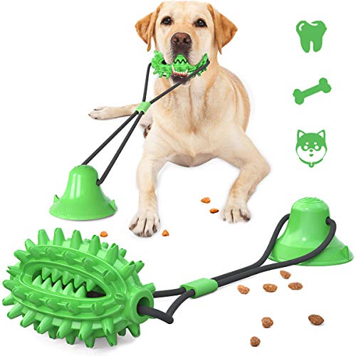 Juguetes Perro, Juguete Molar Multifuncional, Multifunction Pet Molar Bite Toy, Juguete Molar para Perros Hecho de Goma Termoplástica, Limpieza de Dientes con Función de Cuidado Dental para Perro