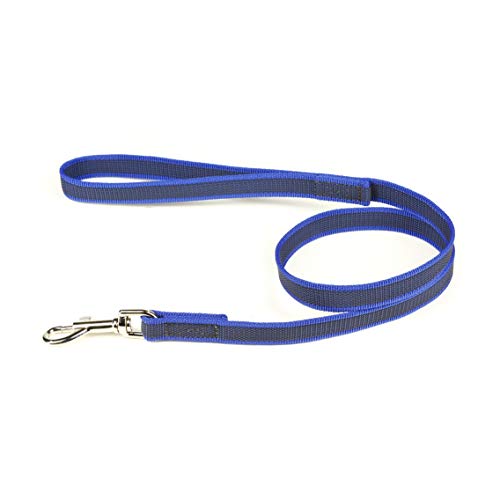 Julius-K9 216GM-B-S1 - Correa de Perro del Estupendo, Azul (Azul-Gris), 20 mm x 1 m, 1 unidad