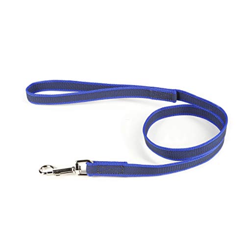 Julius-K9 216GM-B-S1 - Correa de Perro del Estupendo, Azul (Azul-Gris), 20 mm x 1 m, 1 unidad