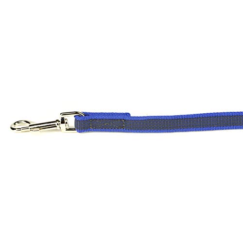 Julius-K9 216GM-B-S1 - Correa de Perro del Estupendo, Azul (Azul-Gris), 20 mm x 1 m, 1 unidad