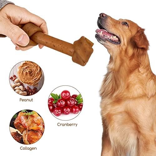 Jungle Calling Comida Perros, Golosinas para Perros Comida Seca para Perros Sticks Dentales Perro Deseño del Nudo Sabor a arándano 300g