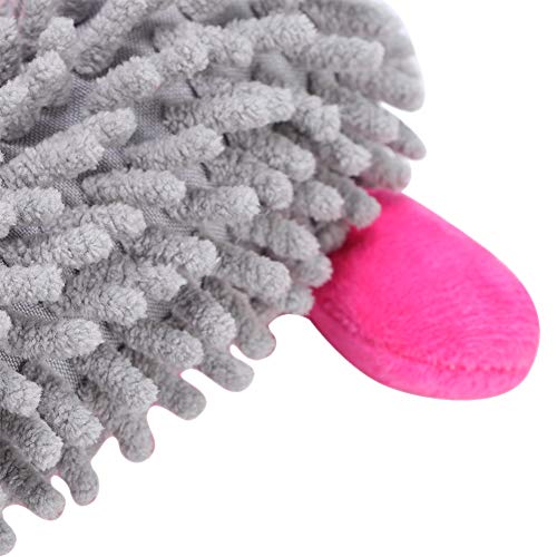 JUnYuKj 2 Piezas de Juguetes con Forma de Rana e hipopótamo, Juguetes de Peluche para Perros, Juguetes para Masticar, Juguetes interactivos adecuados para Mascotas