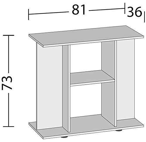 Juwel - Mueble para Acuario Primo 110, Color Negro, 73 x 81 x 36