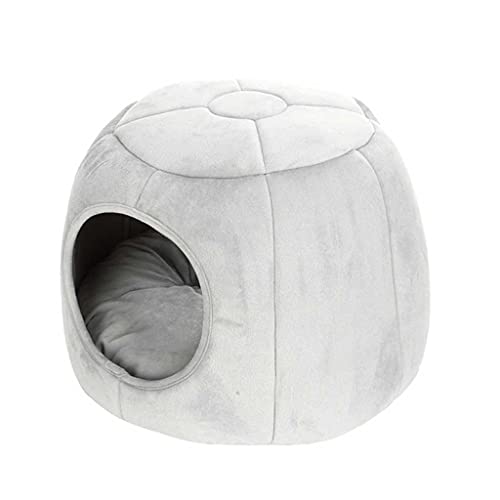 JYDQM Cama para Dormir Hamster Hedgehog Nest de Invierno Pequeño Pet Pet CALIFICA Cava Cava CASA CASA Fleece CUSIÓN Ocultar Juguete (Color : B, Size : Small)