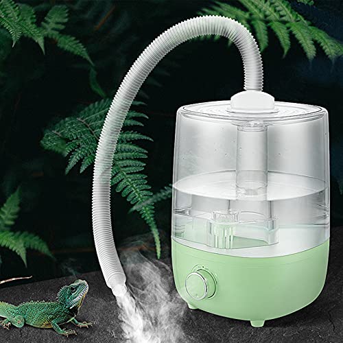 JYKCBP Humidificadores para Reptiles De 4L Fogger con Manguera De Tubo De Extensión, Apto para Reptiles, Anfibios, Herpes, Viveros con Terrarios Y Recintos