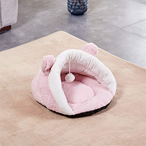 KAIKUN Cama Gato Cueva Cueva Gato Esponjoso Gato Cama Plegable Cama de Gato Perro de la Comodidad de la Cama Mascota Cueva Suave Cama del Perro Medium