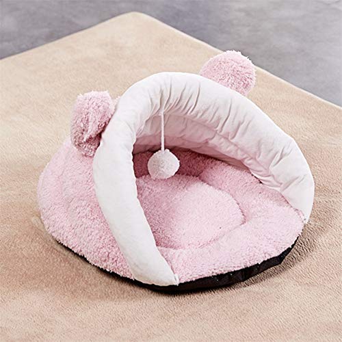 KAIKUN Cama Gato Cueva Cueva Gato Esponjoso Gato Cama Plegable Cama de Gato Perro de la Comodidad de la Cama Mascota Cueva Suave Cama del Perro Medium