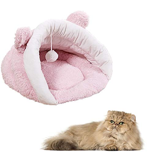 KAIKUN Cama Gato Cueva Cueva Gato Esponjoso Gato Cama Plegable Cama de Gato Perro de la Comodidad de la Cama Mascota Cueva Suave Cama del Perro Medium