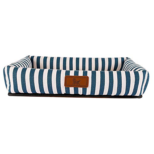 KANKOO Alfombrilla Refrigeracion Animales Colchon Refrigerante para Perros Genial Cama del Perro Perro Estera Fresca Large,Stripe