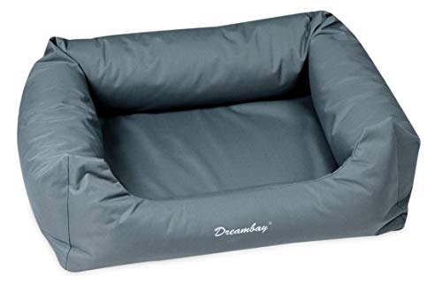 Karlie 512094 Cama de Perro, Cuadrada Dreambay, Gris, 80 cm, S