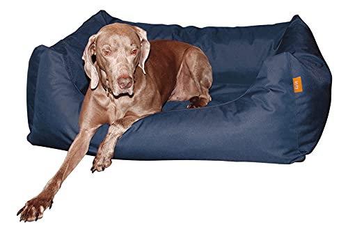 Karlie Dog Beds Square K&F Cama De Perro, Cuadrada Dreambay, Azul 80 Cm, 80 x 67 x 22 cm