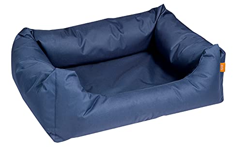 Karlie Dog Beds Square K&F Cama De Perro, Cuadrada Dreambay, Azul 80 Cm, 80 x 67 x 22 cm