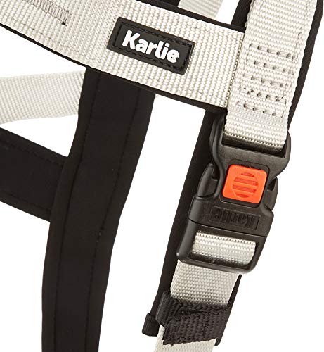 Karlie K Art SPORTIV Premium ARNÉS, 82-105 CM X 25/30 MM Gris