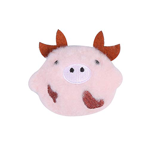 Katolang Dibujos Animados Lindo Peluche Suave Interactivo de Peluche Juguete de Mascota de Peluche con Catnip para Rosa