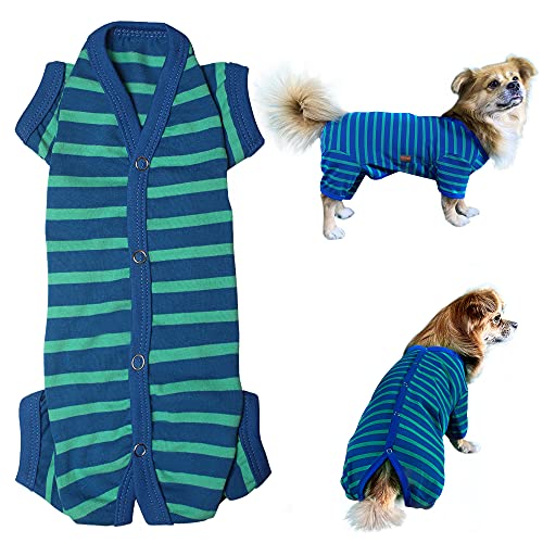 Kickred Camisetas para perros, ropa para perros pequeños, pijama para perros, ropa de dormir, suave y transpirable, ropa para mascotas, para perros pequeños y grandes