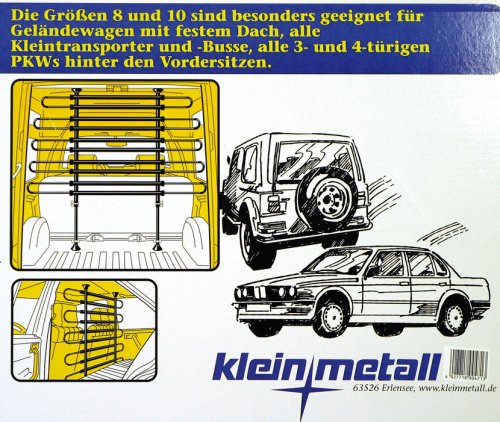 Kleinmetall 10 008 00 5 - Valla de carga universal para maletero