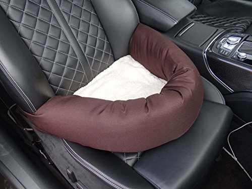 knuffliger Auto asiento para perros, gatos o mascotas Incluye Correa y asiento Fijación recomendado para Kia KIA Pride Van Material Stoff inkl. Flexgurt