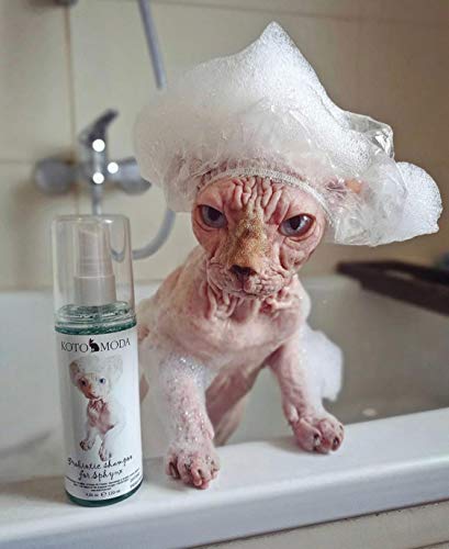 Kotomoda Champú probiótico para Sphynx Cats 120 ml con generador de espuma