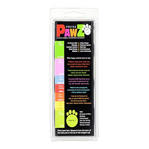 Kruuse Pet Pawz Botines P/Perro XXS 3,8Cm Negro 12U 100 G