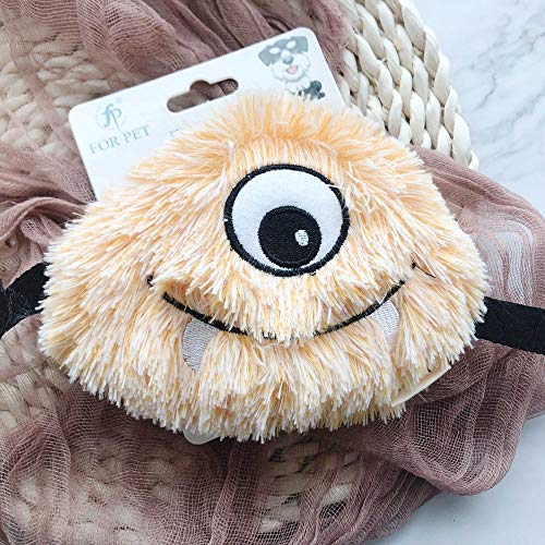 Ksydhwd Peluches para Perros Juguete Masticable De Perro Chillón De Monstruo De Un Ojo De Peluche Mullido Apto para Todas Las Razas Perros Labrador Samoyedo Shiba Toro Francés