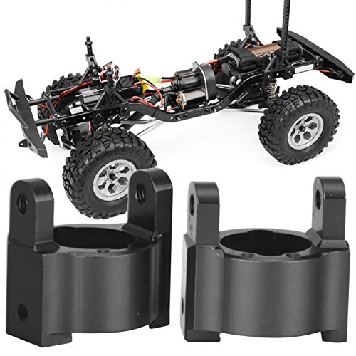 KUIDAMOS Durable y Conveniente aleación de Aluminio con 4 Tornillos 1/10 Portador de Cubo RC Portador de Cubo para Coche 1/10 RC(Black 680038BL)