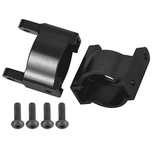 KUIDAMOS Durable y Conveniente aleación de Aluminio con 4 Tornillos 1/10 Portador de Cubo RC Portador de Cubo para Coche 1/10 RC(Black 680038BL)