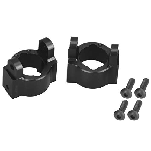 KUIDAMOS Durable y Conveniente aleación de Aluminio con 4 Tornillos 1/10 Portador de Cubo RC Portador de Cubo para Coche 1/10 RC(Black 680038BL)