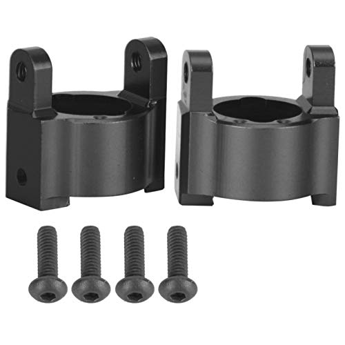 KUIDAMOS Durable y Conveniente aleación de Aluminio con 4 Tornillos 1/10 Portador de Cubo RC Portador de Cubo para Coche 1/10 RC(Black 680038BL)