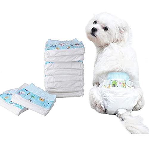 KunLS Pañales para Perros Pañales Perro Pañales Perro Macho Pañales Perro Hembra Dog Knickers For Season Dog Nappy Female Dog Nappies Female Small Dog Pants For Bitchs In Season 10pcs,l