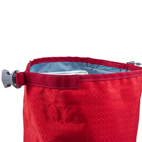 Kurgo, Bolsa para Comida de Perros, Bolsa de Viaje para Perros, Bolsillos Adicionales, Hasta 2 Kg, Roja