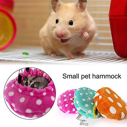 LahAd Cama Conejo Camas para Gatos Mascotas Hamaca Pequeña Mascota Cama Hámster Cama Rata Cama Hámster Hamaca Hurón hamacas Guinea Cerdo casa Yellow