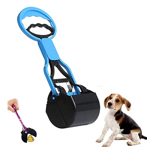 LahAd Recogedor Excrementos Perro Bolsas Perro Caca de Perro Scooper Rollos de Bolsas de Caca de Perro Automático Pooper Scooper Perro Caminando Bolsa Blue