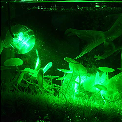 Lámpara de acuario Led Tanque de peces Sumergible Submarino Al aire libre Blanco / Cálido Blanco LED Punto submarino Impermeable a prueba de agua luces del tanque de peces ( Color : White )