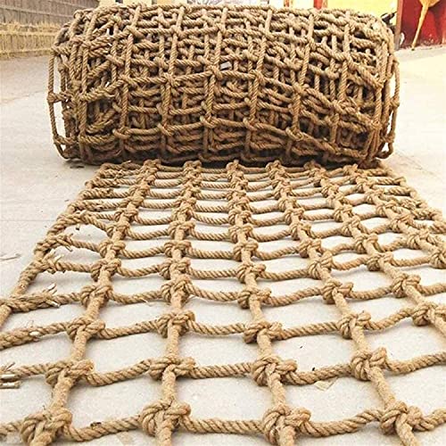 Lanrui Malla Niños Cuerda Escalera Swing Feating Decoration Net, Outdoor Construction Isolation Net, Garden Plant Fence Net, Red de Seguridad Cuerda de cáñamo Neto Red Balcon (Size : 1 * 2m(3 * 7ft))